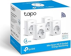 Tapo P110 – Mini enchufe inteligente Wi-Fi, programación encendido/apagado,
