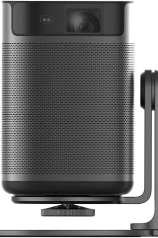 XGIMI MoGo 2 Pro (New) 1080P Mini Proyector Portátil, con Soporte multiángulo, Google TV con Netflix, 430 Lúmenes ISO, Altavoces 2X8W, WiFi y Bluetooth, Enfoque Automático