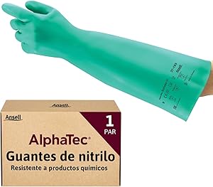 Ansell AlphaTec 37-185: Guantes Nitrilo que Protegen tu Trabajo 28.44€ | -15% DTO