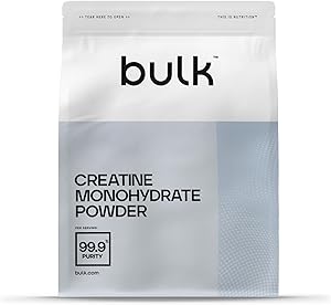 Bulk Creatina Monohidrato Polvo 500 g | 147 raciones | Creatina micronizada