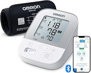 OMRON X4 Smart Tensiómetro de brazo digital, monitor para la presión arterial y