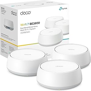 TP-Link Deco BE3600 – Mesh Wi‑Fi 7 de Doble Banda hasta 3,6 GB/s, backhaul