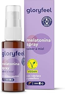 Melatonina Spray Miel - Para dormir bien - Con pasiflora, valeriana, melisa,