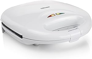 Tristar SA-3050 Sandwichera grill con placas de parrilla, tamaño compacto con