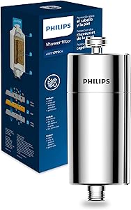 Philips Water filtro de ducha en línea – incluye 1 cartucho, filtración hasta