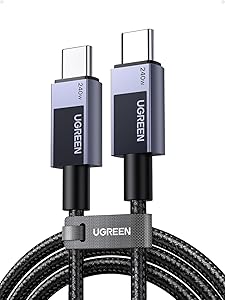 UGREEN Cable USB C PD3.1 240W, Tipo C Carga Rápida 140W 100W 60W, Compatible