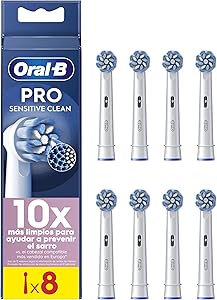 Oral-B Pro Sensitive Clean Recambios para Cepillo de Dientes Eléctrico, Pack de