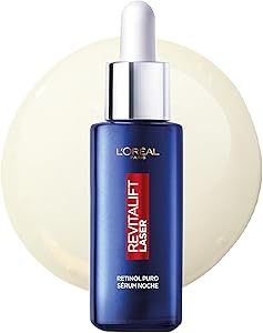 L'Oreal Paris Dermo Expertise Sérum de Noche Revitalift Laser con Retinol Puro,