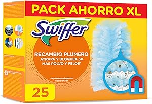 Swiffer Plumero Atrapa Y Retiene El Polvo 5 Recambios, Atrapa Y Retiene Hasta 3