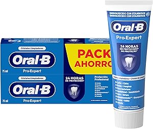 Oral-B Pro-Expert Protección Profesional Pasta Dentífrica, Pack Ahorro 2x75 ml,