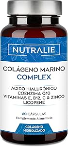 Colágeno Marino Hidrolizado + Ácido Hialurónico Q10 Vit C E - Piel - Vitaminas
