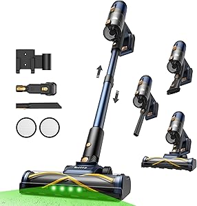 Vexilar V12 Aspiradora sin Cable 58KPa, Aspiradora Inalámbrica, Batería