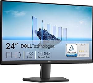 DELL 24 Monitor - SE2425HM, Full HD, 100Hz, IPS, 5ms, VESA, HDMI, VGA, 3 Años