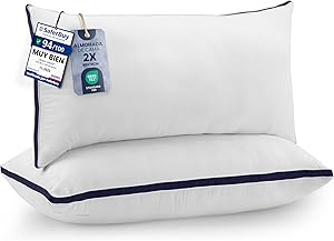 Utopia Bedding Almohadas, 40 x 70 cm Tela de Microfibra con Relleno de