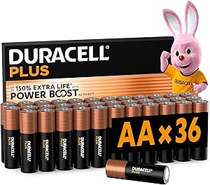 DURACELL Plus Pilas AA – Pilas alcalinas 1,5 V – Hasta un 150 % de duración