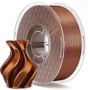 ELEGOO Filamento PLA 1.75 1KG Cobre de Seda, Filamento para Impresora 3D,