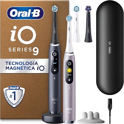 ⚡ Oral‑B iO 9 Pack: Cepillos eléctricos con blanqueamiento y tecnología Braun al MEJOR PRECIO