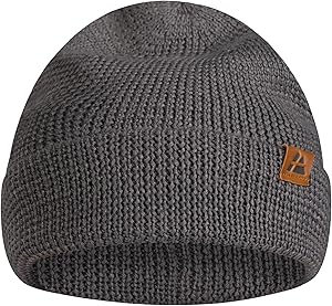 DANISH ENDURANCE Gorro Beanie Lana Merino Hombre y Mujer, Gorro Invierno Suave y Elástico, Materiales Reciclados
