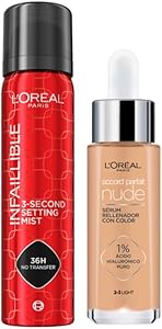 Lote de L'Oréal Paris Spray Fijador de Maquillaje 75 ml + L'Oréal Paris Accord
