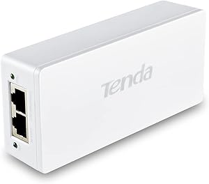 Tenda PoE30G-AT PoE Inyector, Adaptador, Alimentador, 2 Puertos Gigabit RJ45,