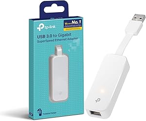 TP-Link Adaptador UE300 -USB 3.0 A Gigabit Ethernet 10/100/1000, PC o