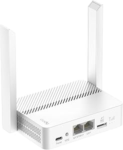 Cudy Nuevo LT300 Router 4G SIM LTE WiFi 300Mbps, Router con Tarjeta SIM,