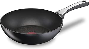 Tefal Unlimited On - Wok de 28 cm, Apto inducción, antiadherente, revestimiento