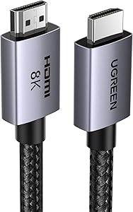 UGREEN Cable HDMI 2.1 8K Cable HDMI 8K 60Hz 4K 240Hz Ultra Alta Velocidad