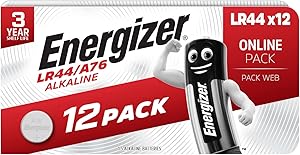 Energizer Pilas LR44 (12) – A76 1,5V | Guía ULTIMATE | Solo 7.09€