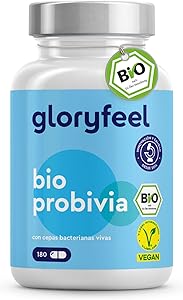 Bio Probióticos y Prebióticos Intestinales - 180 Cápsulas - 20 mil millones de