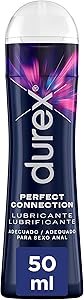 Durex, Perfect Connection Lubricante de Base Silicona, Lubricación Duradera,