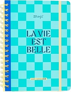 Mr. Wonderful - Agenda Anual Basic 2026 Vista Semanal - La vie est belle -