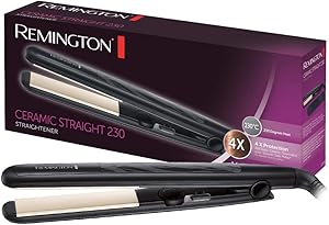 Remington Plancha de Pelo Ceramic Slim - Placas Flotantes Extralargas, Cerámica