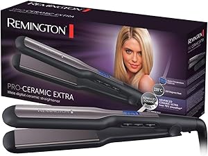 Remington Plancha de Pelo Pro Ceramic Extra, Cerámica Avanzada Ultra, Placas