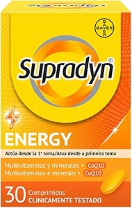 Supradyn Energy Multivitamínico para hombres y mujeres, Complejo Vitamínico Con