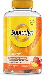 Supradyn Energy Gummies Multivitaminas con vitaminas A, C, D, E, B6, B12,