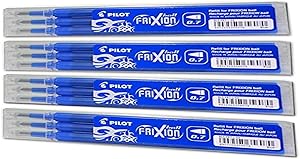 Frixion Recambio BLS-FR7 Rollerball 0.7 mm Azul Juego de 4
