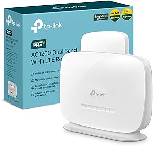 TP-Link Archer MR505 - Router 4G+ Cat6 hasta 300Mbps, Wi-Fi Dual Band AC1200,
