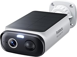 Baseus Security S1 Lite Solocam Camara Vigilancia WiFi Exterior Solar IP67,