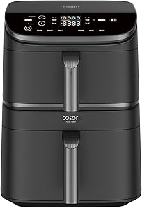 Cosori Turbo Tower Freidora de Aire Grande 10,8 Litro, Cavidad Metálica, 50%