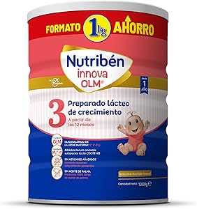 Nutribén Innova 3 - Leche en Polvo Bebé FORMATO AHORRO | Fórmula de Crecimiento