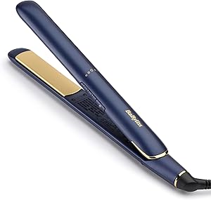 BaByliss Plancha de Pelo Midnight Luxe - Placas flotantes de cerámica con