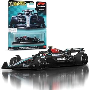 Hot Wheels Premium Formula 1 Coche de Carreras Mercedes-AMG Petronas Formula