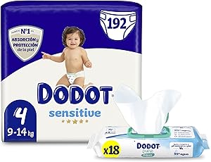 5 Razones para elegir Dodot Pañales Sensitive Talla 4 | ¡Chollo -9% 99.29€