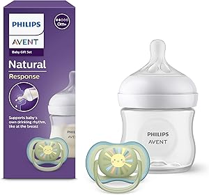Philips Avent Natural Response, set de regalo para bebés: biberón Natural