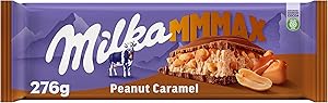 Milka MMMAX Tableta Grande de Chocolate con Leche de los Alpes, Relleno de
