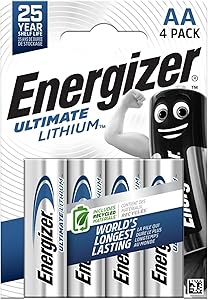Energizer Ultimate Lithium AA Pilas - Una de Las Pilas AA de Mayor duración del