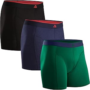 DANISH ENDURANCE Calzoncillos Hombre Boxer de Bambu, con o Sin Bragueta, Suaves
