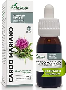 Soria Natural Cardo Mariano Extracto - Favorece la Función Hepática, Ayuda a