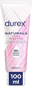 Durex Naturals Extra Sensitivo Lubricante, Aloe Vera, 100 Porciento Natural Sin